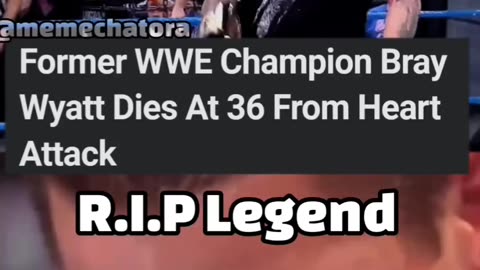 Wwe player died due to heart'attack 😣😣