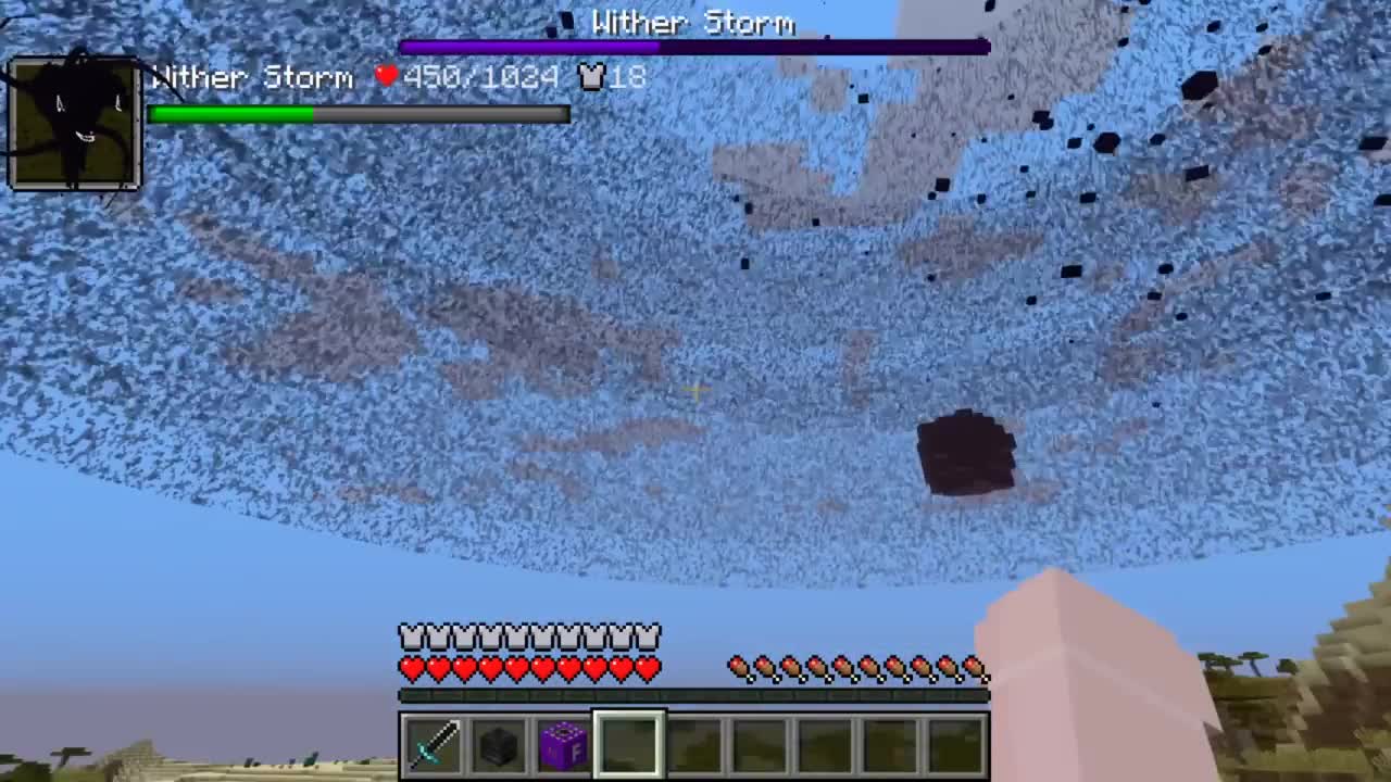 Herobrine vs Wither Storm 7 STAGE in minecraft part 6 creepypasta