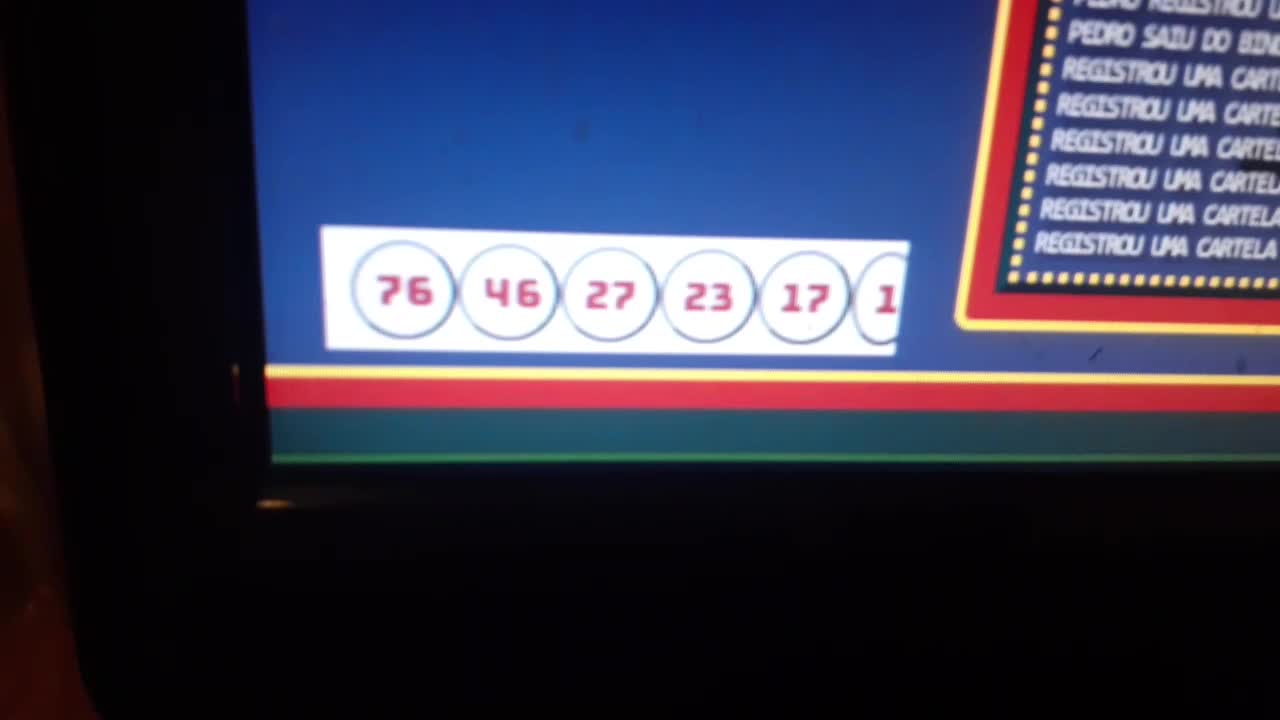 MiniBingo Online mostrando i