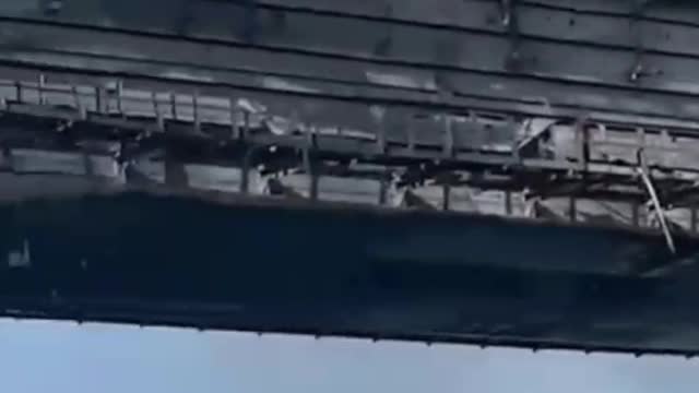 Aftermath of the Crimea Bridge