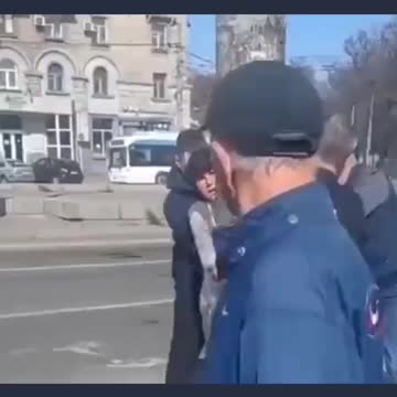 Woman Wrapped To Tree For Stealing & Looting Ukraine Russia