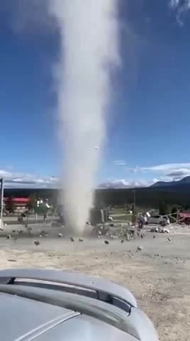 Dust Devil in Yukon CANADA