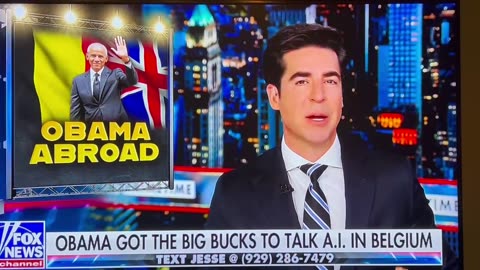 Jesse Waters on Obama’s UK trip