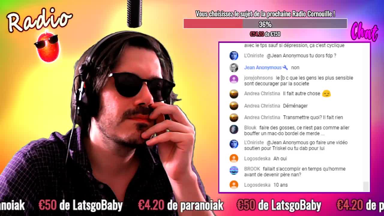 2019-06-22 - Pianitza le psy essaie de consoler Triskel [LIVE] - Youtube expérimental