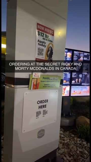 Ordering from Morty @ McDonald's
