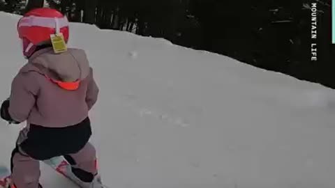 Very Cute Skiing Rescue Mission
