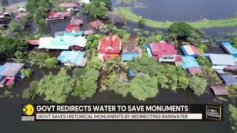 Floods wreak havoc in Thailand; Govt redirects water to save monuments| Latest News | WION