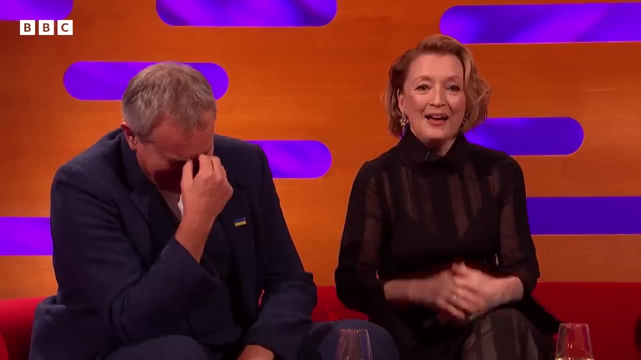 Judi Dench made Lesley Manville laugh so hard she wet herself _ The Graham Norton Show - BBC