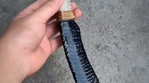 Obsidian knife