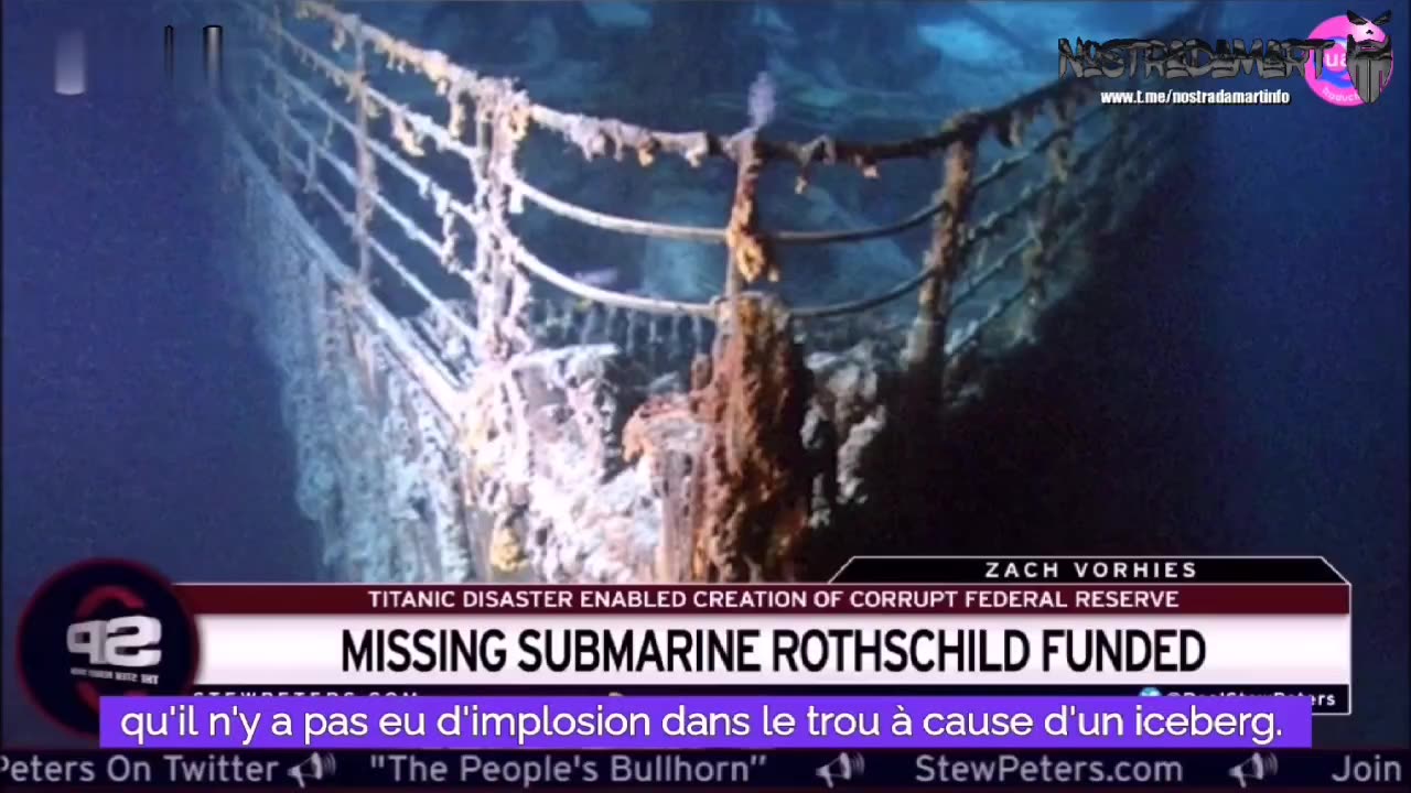 Sous-marins OceanGate des Rothschild, coulé pour cacher la vérité du Titanic ? Stew Peters