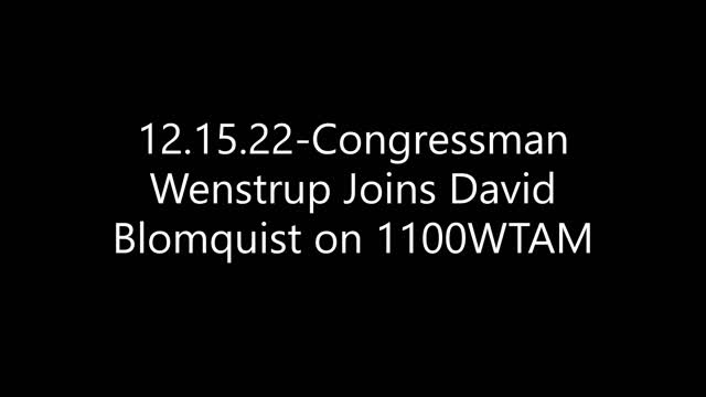 Wenstrup Joins David Blomquist on 1100WTAM to Discuss the Origins of COVID-19