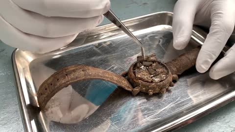 Tip, once the crystal is destroyed, it is no longer waterproof and will rust inside