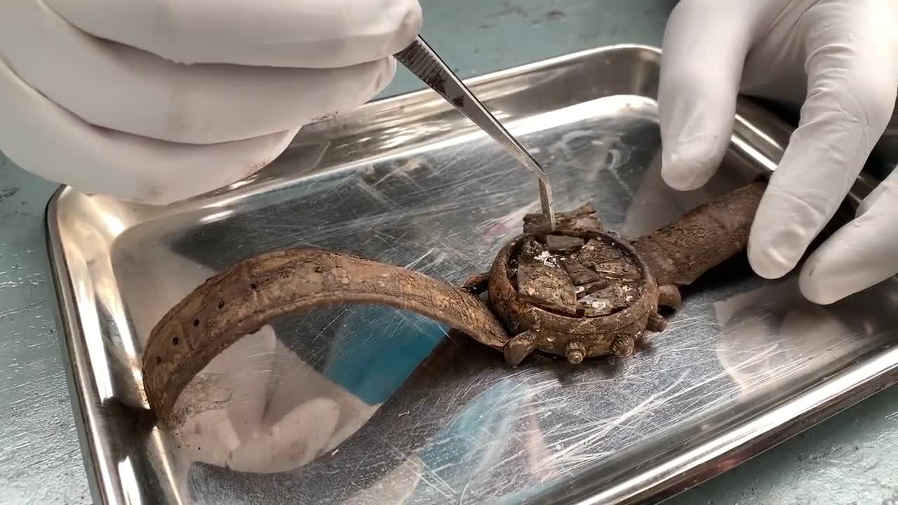 Tip, once the crystal is destroyed, it is no longer waterproof and will rust inside