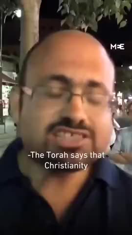 A Jew tells a Christian, the Torah says the Godly thing to do is to kill you