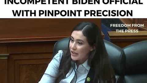 Anna Paulina Luna SHREDS Incompetent Biden Official With PINPOINT Precision