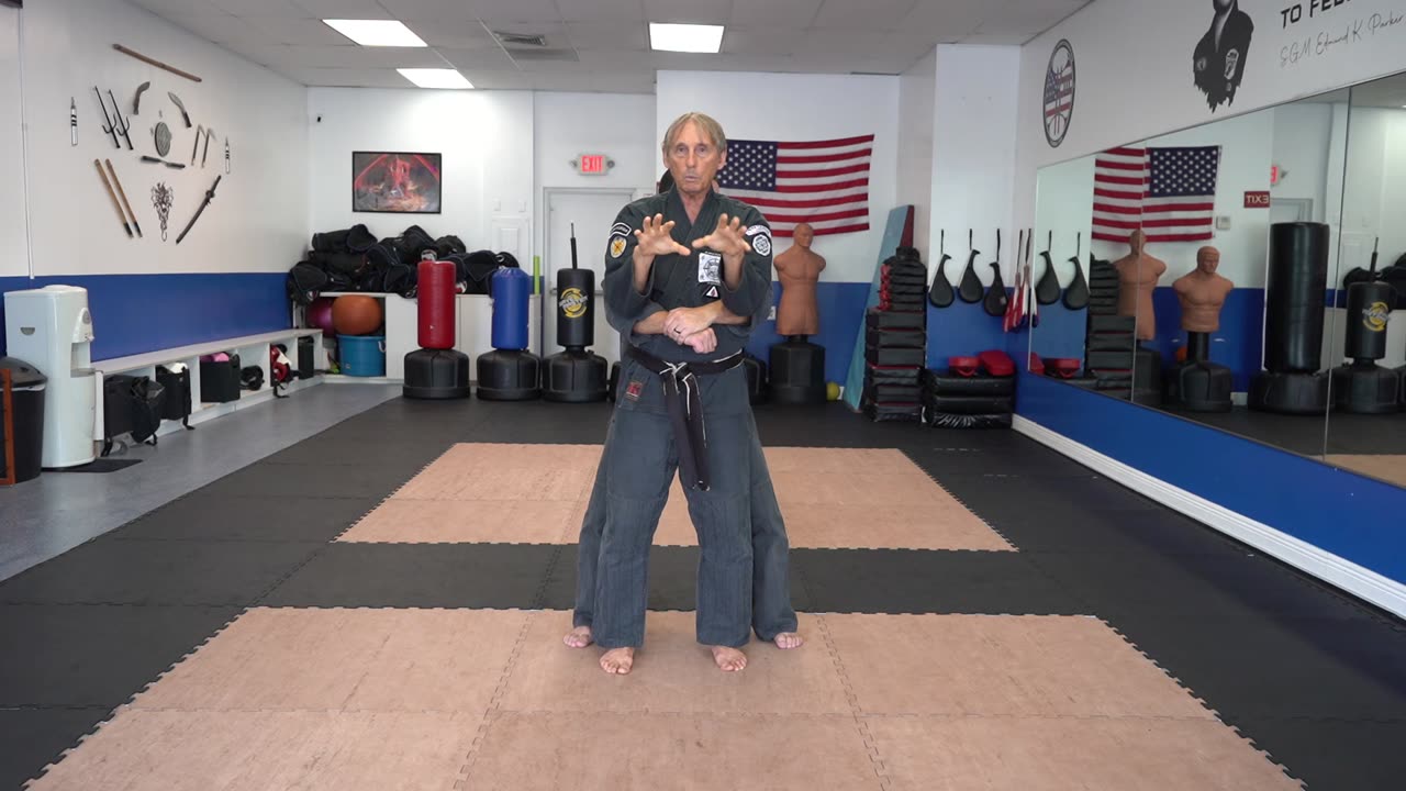 Correcting common errors executing the American Kenpo technique Crashing Wings