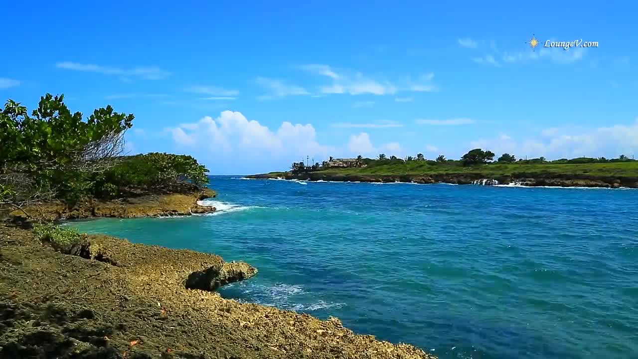 Video % with Beach Sounds - 4 Hour Long!