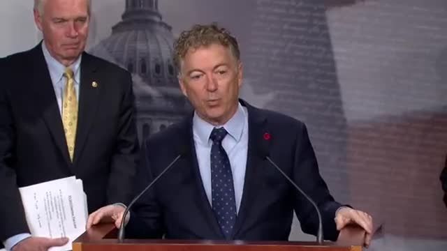 RAND PAUL FEROCIOUSLY PUSHING BACK ON THE BOGUS OMNIBUS BILL