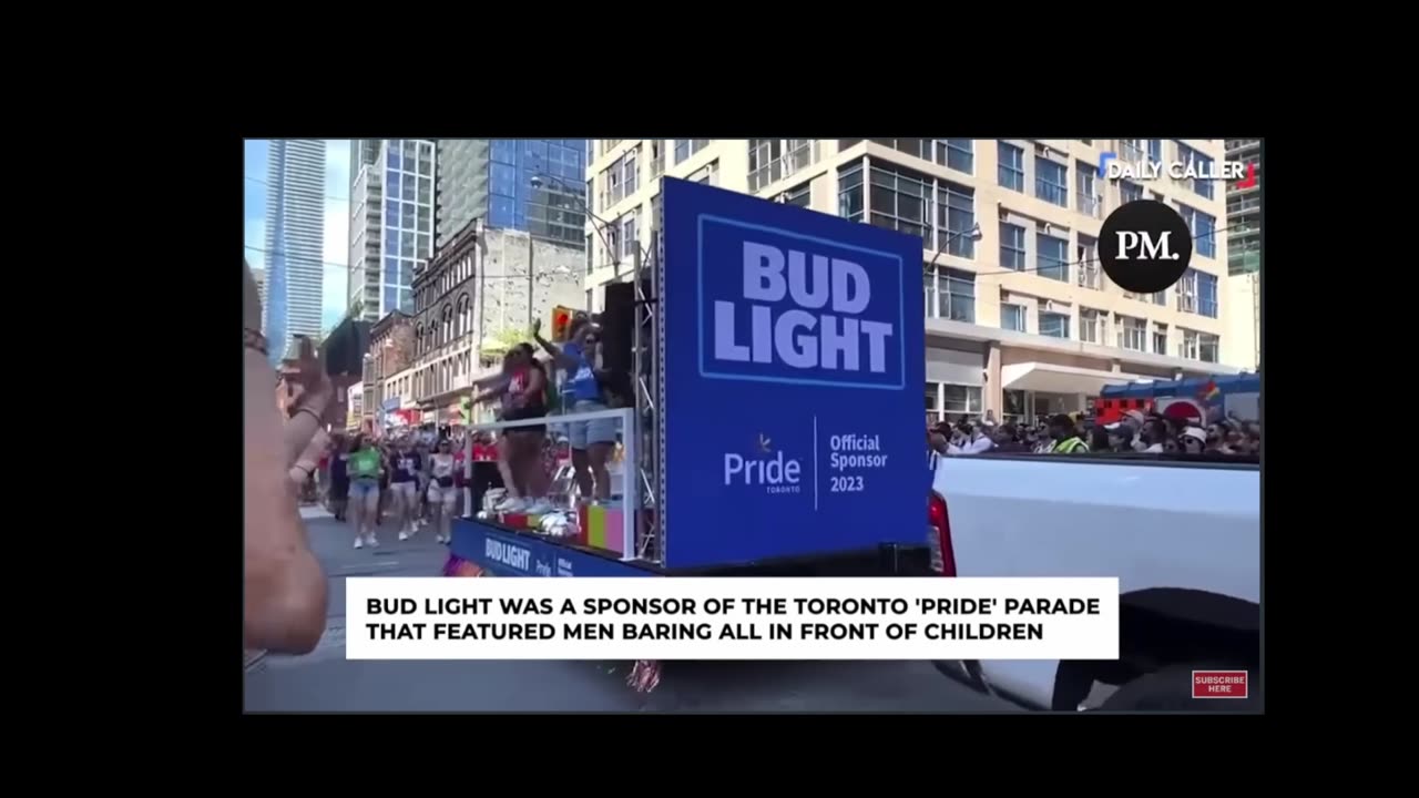 gay pride groups chant "Coming for your children."