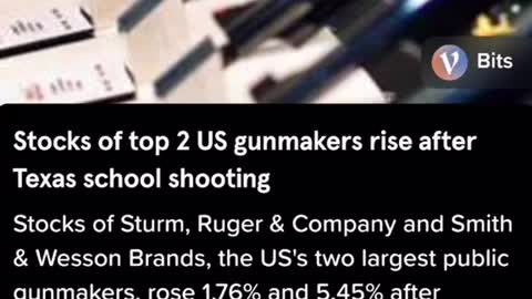 The stocks of2 top US gunmakers rise after Texas school shooting,