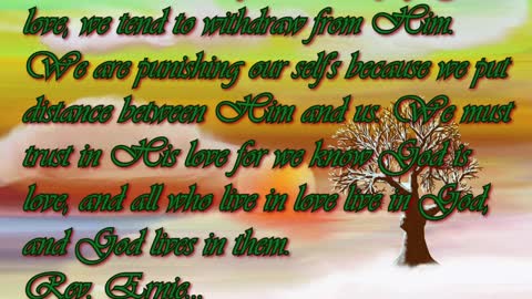 Daily Message from Rev. Ernie, December 26 2022