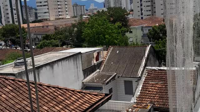 ...nas ruas de Santos...