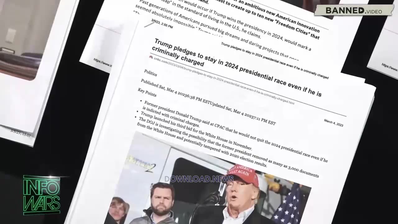 Alex Jones Predicted Trump's Indictment - 3/5/23