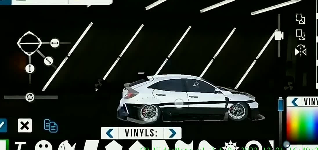 Honda civic type R..begginers design[car parking multiplayer]