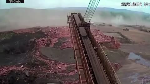 Terrifying moment of Brazil dam collapse caught on camera