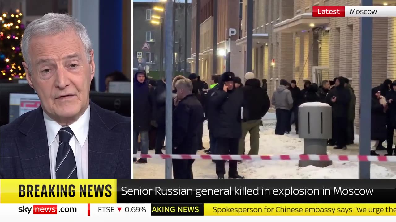 Senior Russian general killed in explosion in Moscow: Sky's Michael Clarke explains