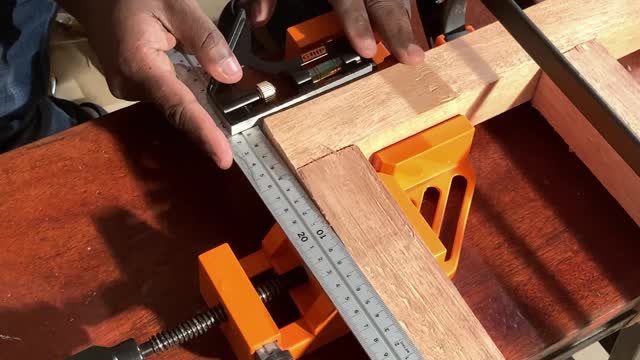 How we do joinery on wood with dowels