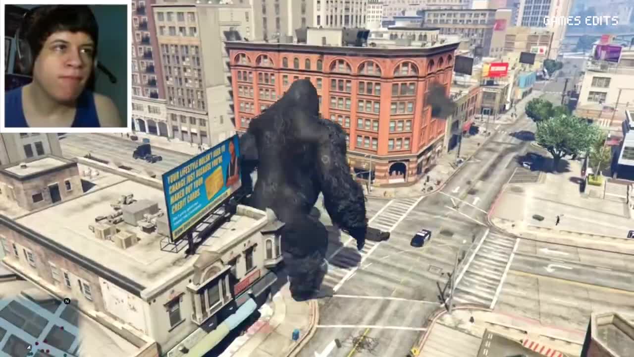 Games EduUu Jogando GTA 5 Com o KING KONG MODS (MONTAGEM) Danonão Grosso - Games EduUu