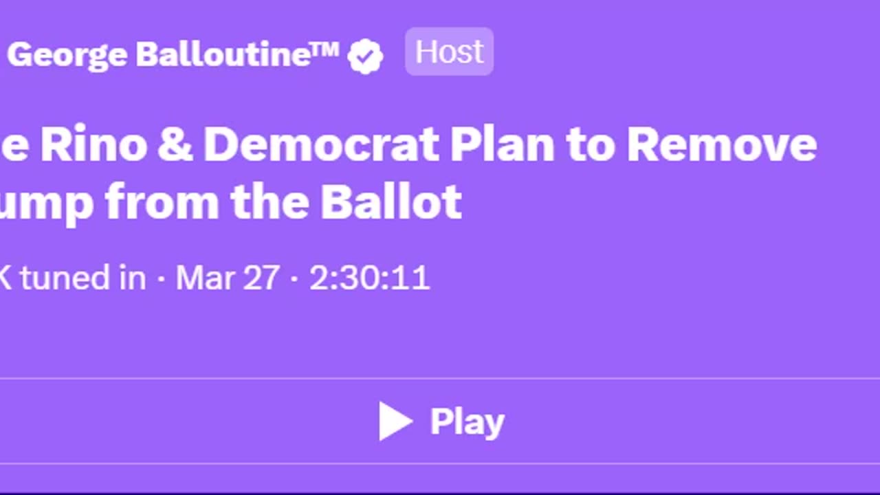 RINOS Giving Dems the House to BAN TRUMP from Ballot: MIKE JOHNSON could end it BUT HE'S ON THE TAKE