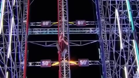 Stage 4 from American Ninja Warrior! One million dollar rope climb!- #viral #fypシ #fitness #shorts