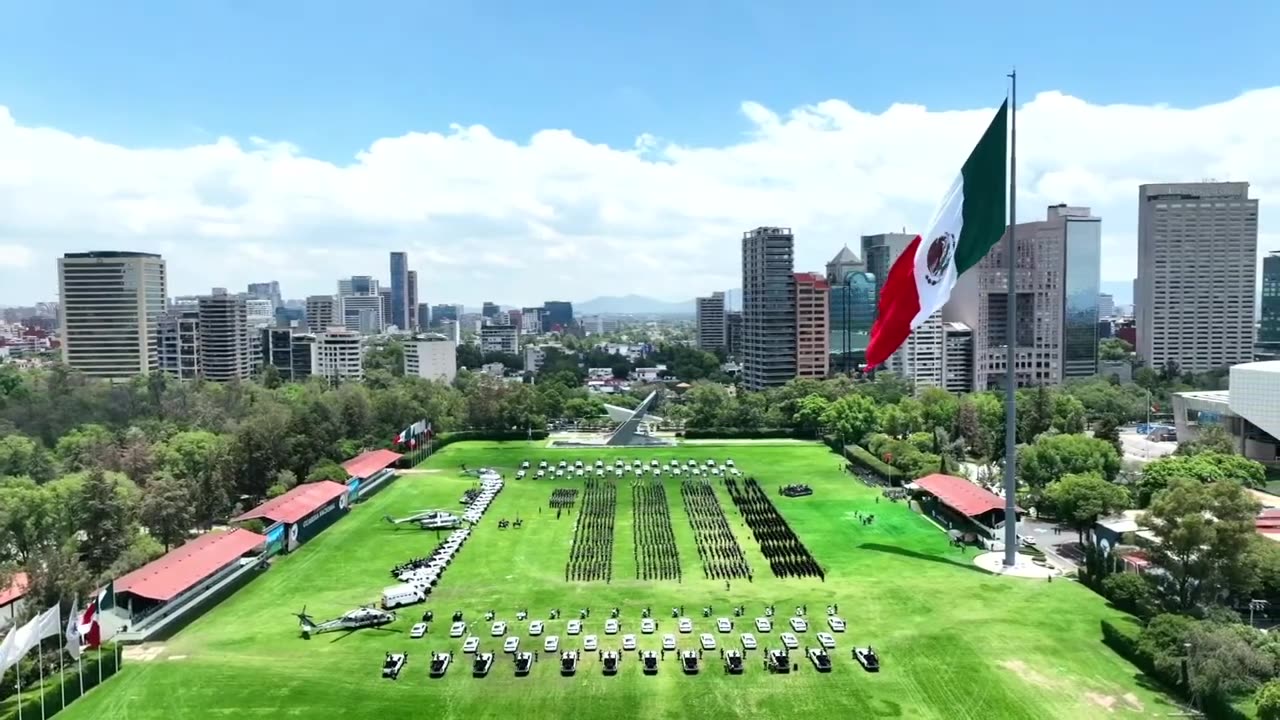 5° Aniversario de la Guardia Nacional, desde Campo Marte