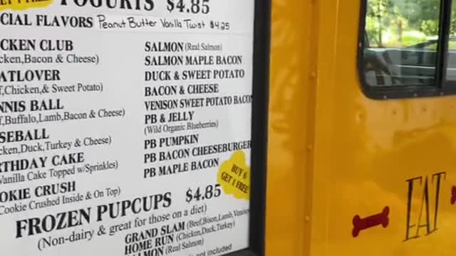 Dog treat truck IN CHICAGO
