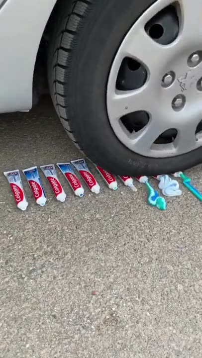 Crushing Things With Car Running Over Stuff.