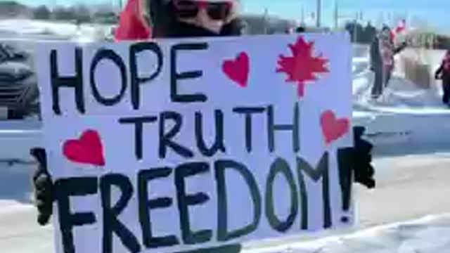 Trucker Convoy Arrives in Ottawa