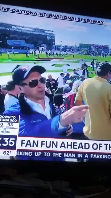 Biden Hating Patriot Shocks Local Reporter With His Response To A Question On Live TV At Daytona 500