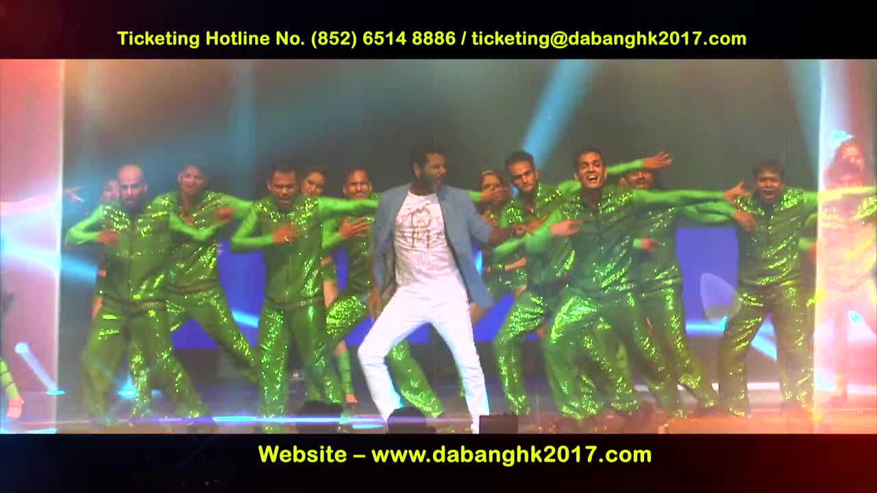 DaBang 2017 HK - Prabhudeva - 16th April 2017 at The Central Harbourfront
