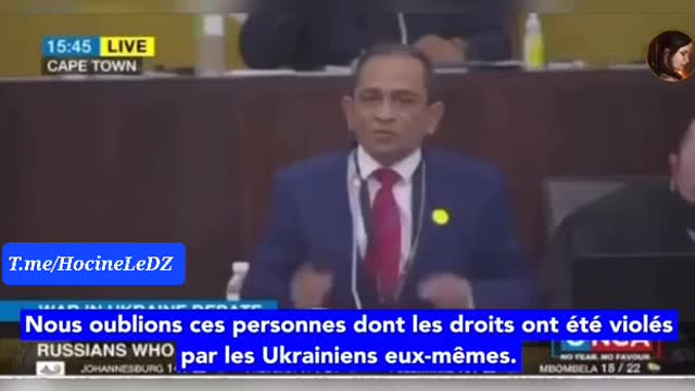 Discours magistral du député Shaik Emamà au Cap, à l'Assemblée nationale d'Afrique du Sud