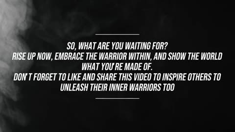 "Unlock the Power Within: Embrace Your Inner Worrier Today"