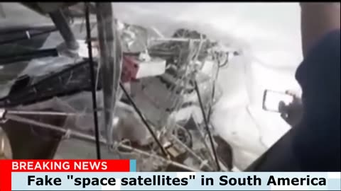 More "Space" Satellites Hanging On Balloons