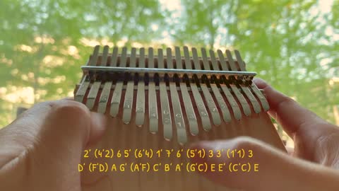 Greensleeves | Kalimba with tabs