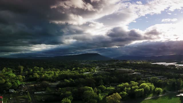 Mountain view at sunrise.