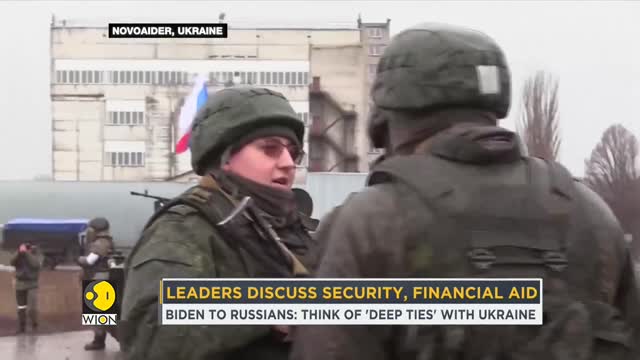 Ukraine President Zelensky speaks to US President Biden to discuss security & financial aid | WION