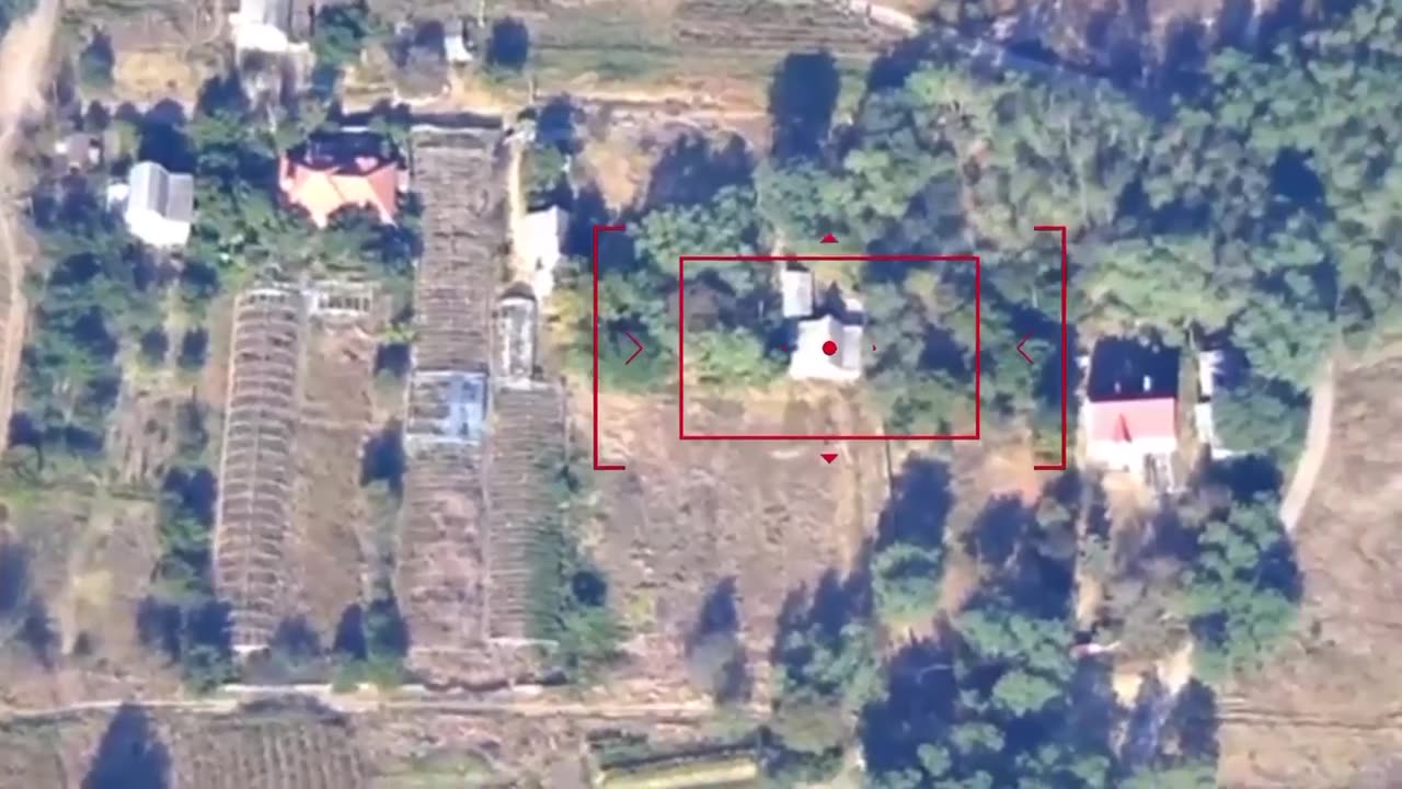 Russian Officer Meeting Interrupted by HIMARs Strike