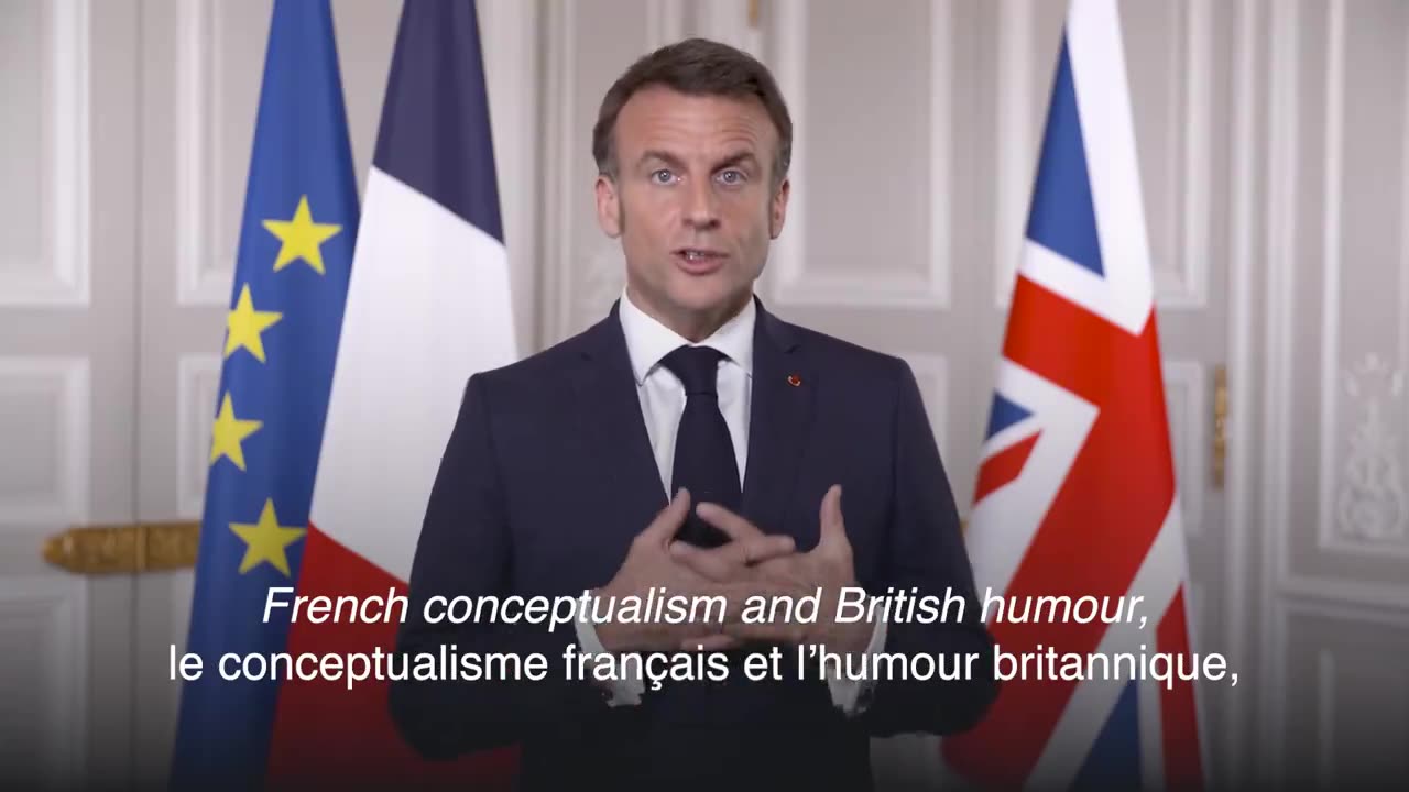 Emmanuel Macron renews the relationship between France and England.