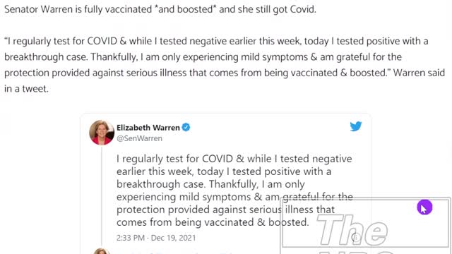 Elizabeth Warren Tests Positive With Rona