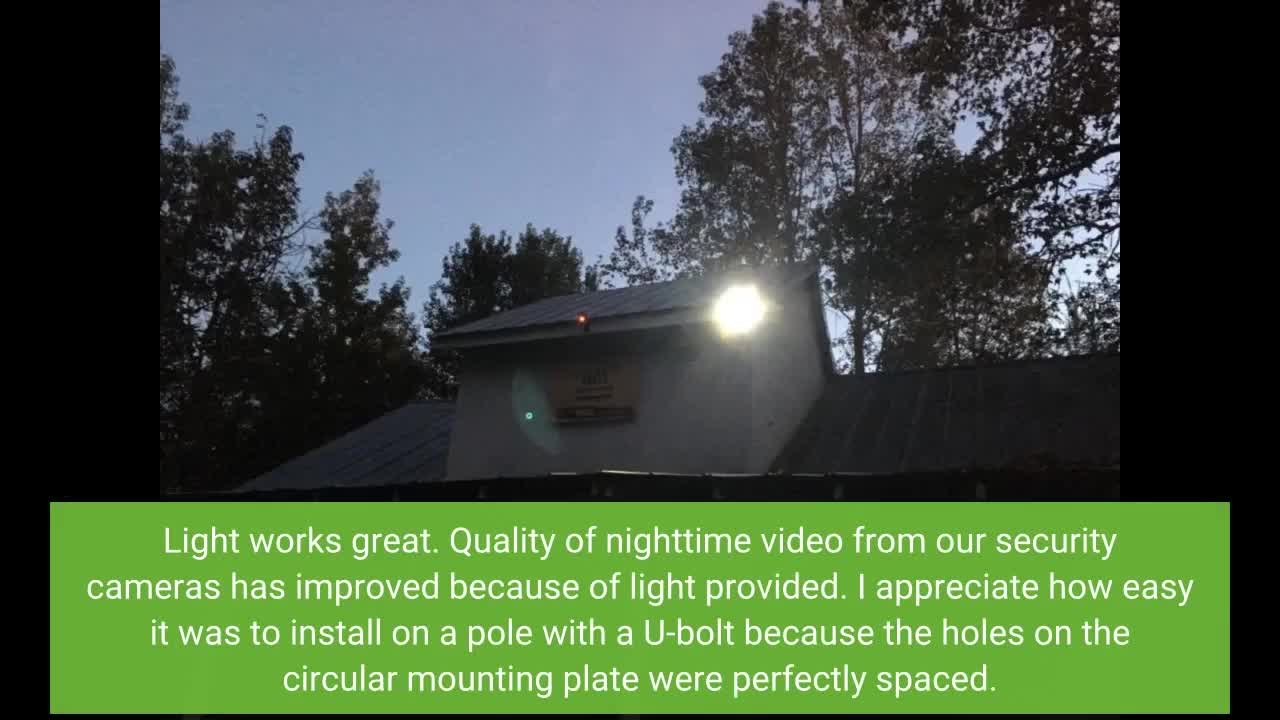 Solar Motion Sensor Light Outdoor - 800Lumens 8-Overview